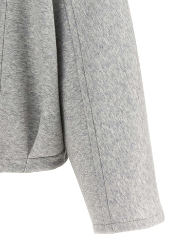 Gray Cotton Hoodie