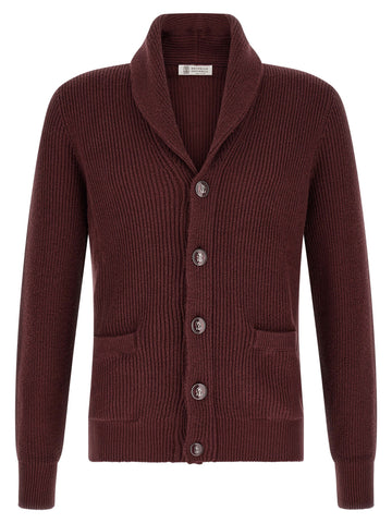 Bordeaux Cotton Cardigan