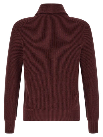 Bordeaux Cotton Cardigan