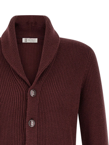 Bordeaux Cotton Cardigan