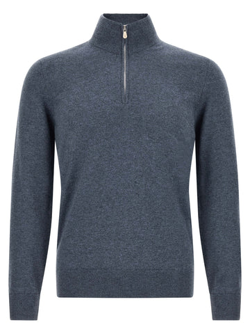 Blue Cashmere Cardigan