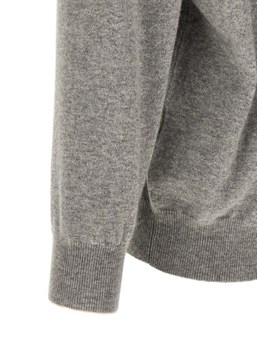 Gray Cashmere Cardigan