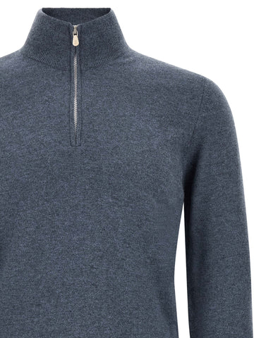 Blue Cashmere Cardigan