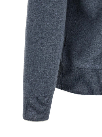 Blue Cashmere Cardigan