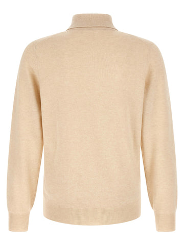 Beige Cashmere Polo Shirt