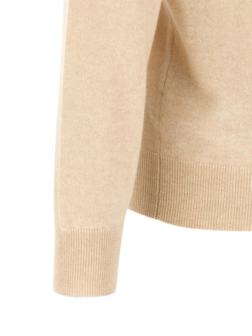 Beige Cashmere Polo Shirt