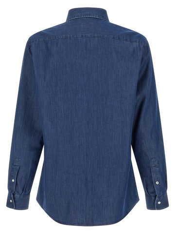 Blue Cotton Blouse