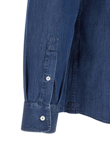 Blue Cotton Blouse