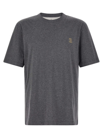 Gray Cotton T-Shirt