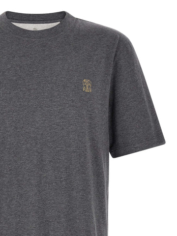 Gray Cotton T-Shirt