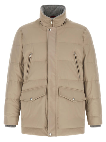 Beige Polyamide Parka