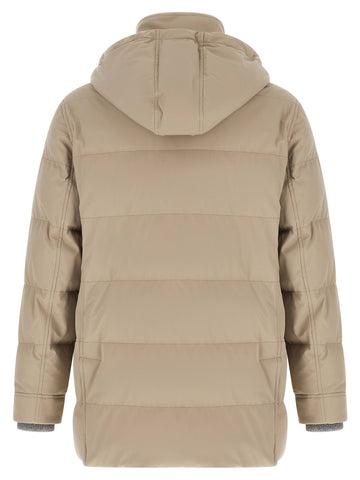Beige Polyamide Parka