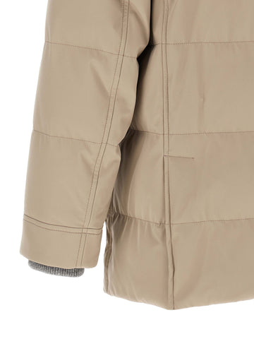 Beige Polyamide Parka