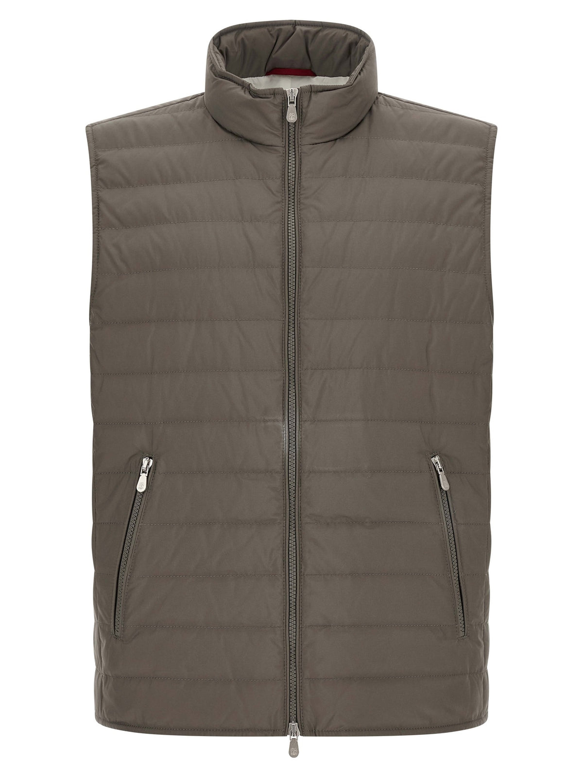 Bicolor Polyester Sleeveless Jacket