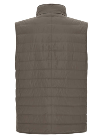 Bicolor Polyester Sleeveless Jacket