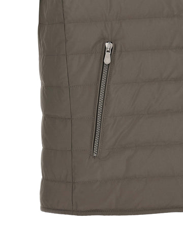 Bicolor Polyester Sleeveless Jacket