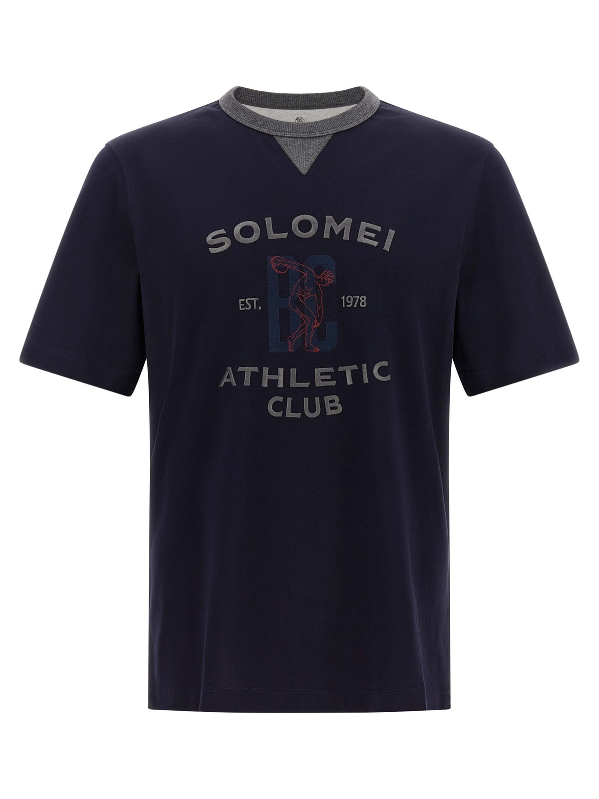 Blue Cotton T-Shirt
