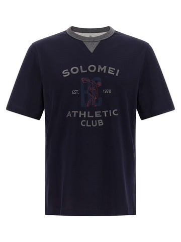 Blue Cotton T-Shirt