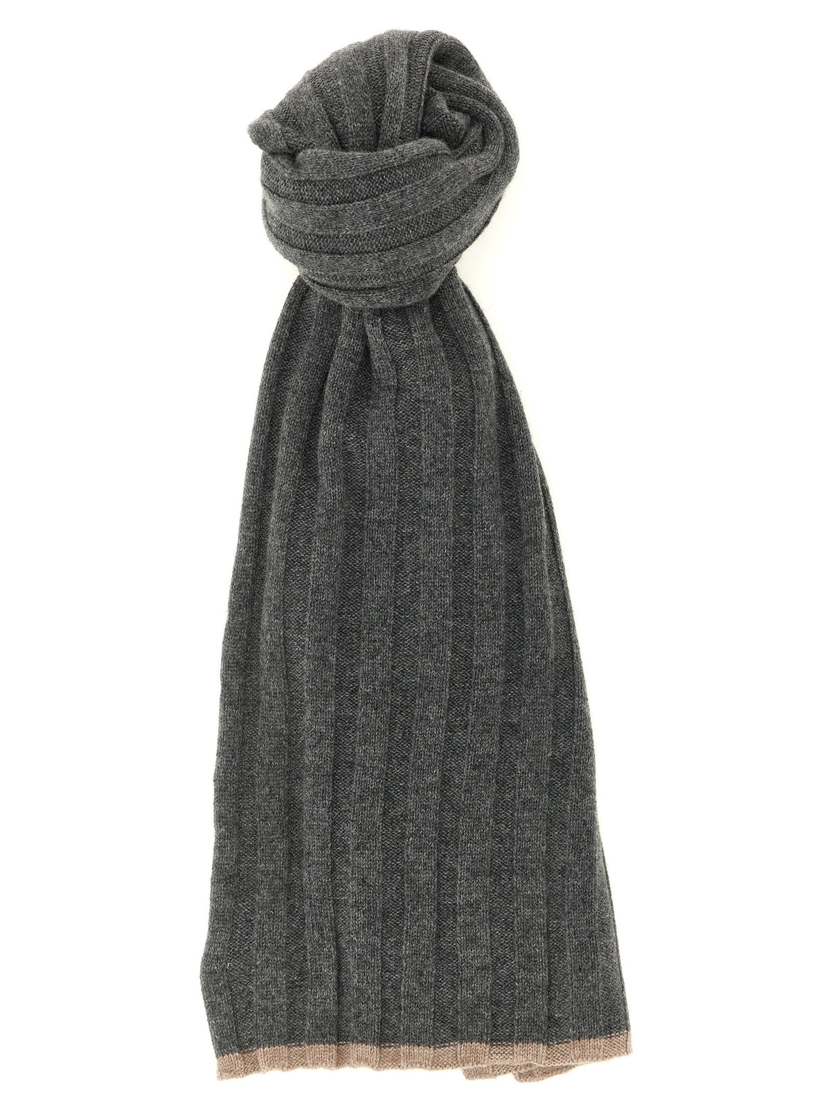 Gray Cashmere Scarf