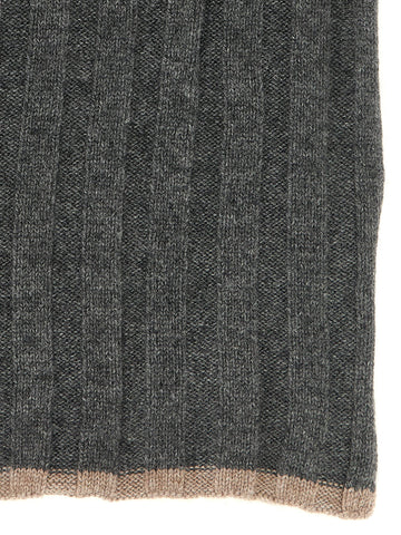Gray Cashmere Scarf
