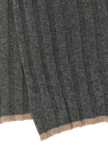 Gray Cashmere Scarf