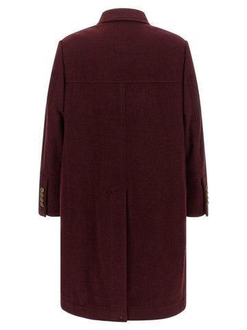 Bordeaux Cashmere Coat