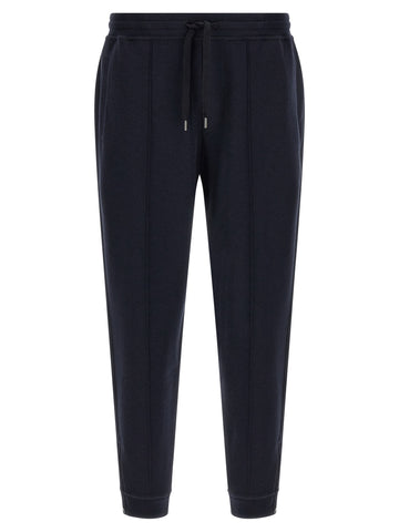 Blue Cotton Joggers (Workout Pants)