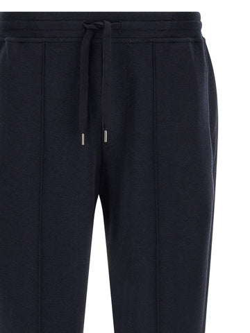 Blue Cotton Joggers (Workout Pants)