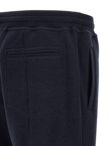 Blue Cotton Joggers (Workout Pants)