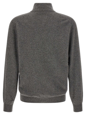 Gray Cashmere Cardigan