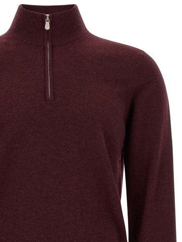 Bordeaux Cashmere Cardigan