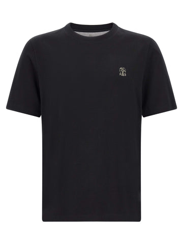 Black Cotton T-Shirt