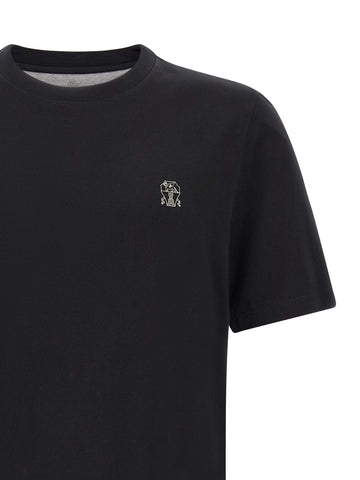 Black Cotton T-Shirt