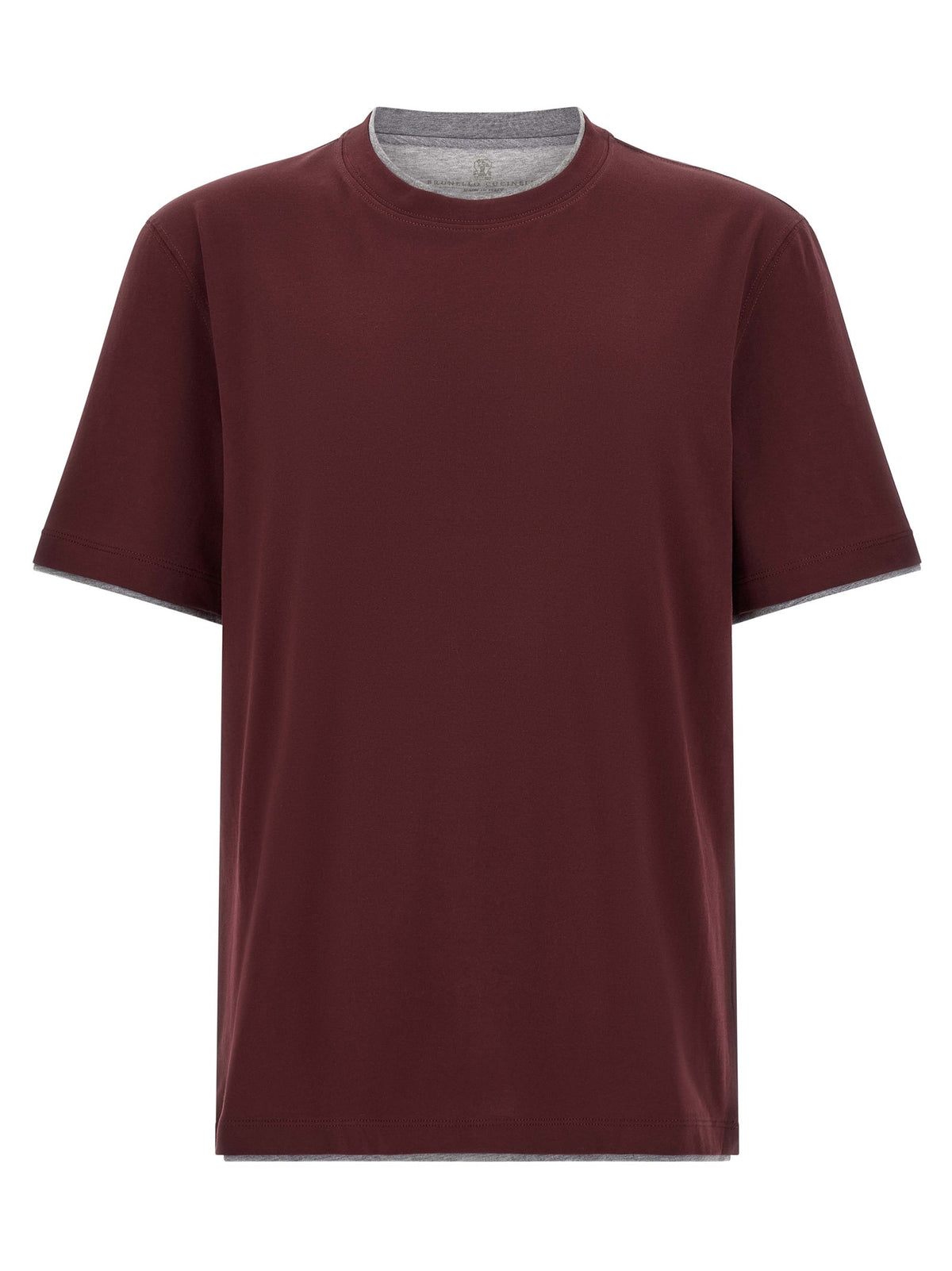 Bordeaux Cotton T-Shirt