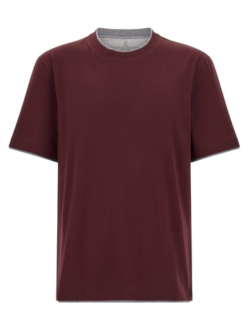 Bordeaux Cotton T-Shirt