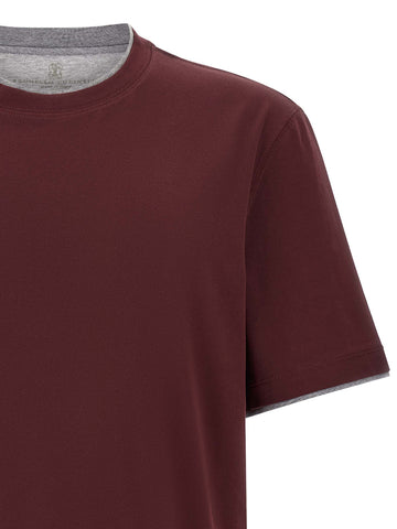 Bordeaux Cotton T-Shirt
