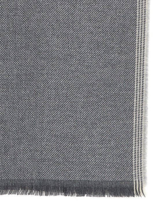 Gray Wool Scarf