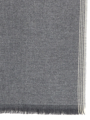 Gray Wool Scarf