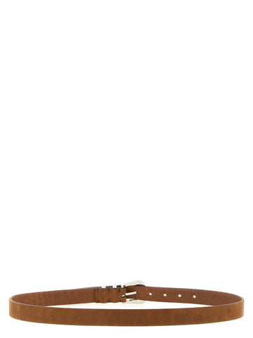 Brown Calfskin Regular Belt