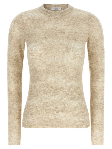 Beige Silk Cardigan
