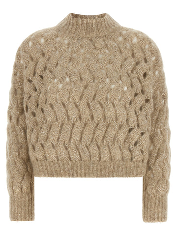 Beige Wool Cardigan