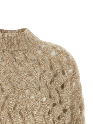 Beige Wool Cardigan