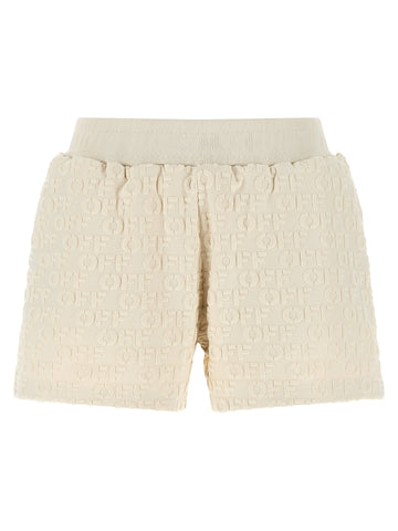 Beige Cotton Bermuda Shorts