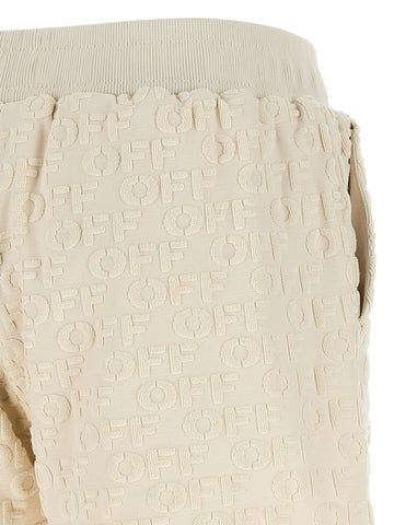 Beige Cotton Bermuda Shorts