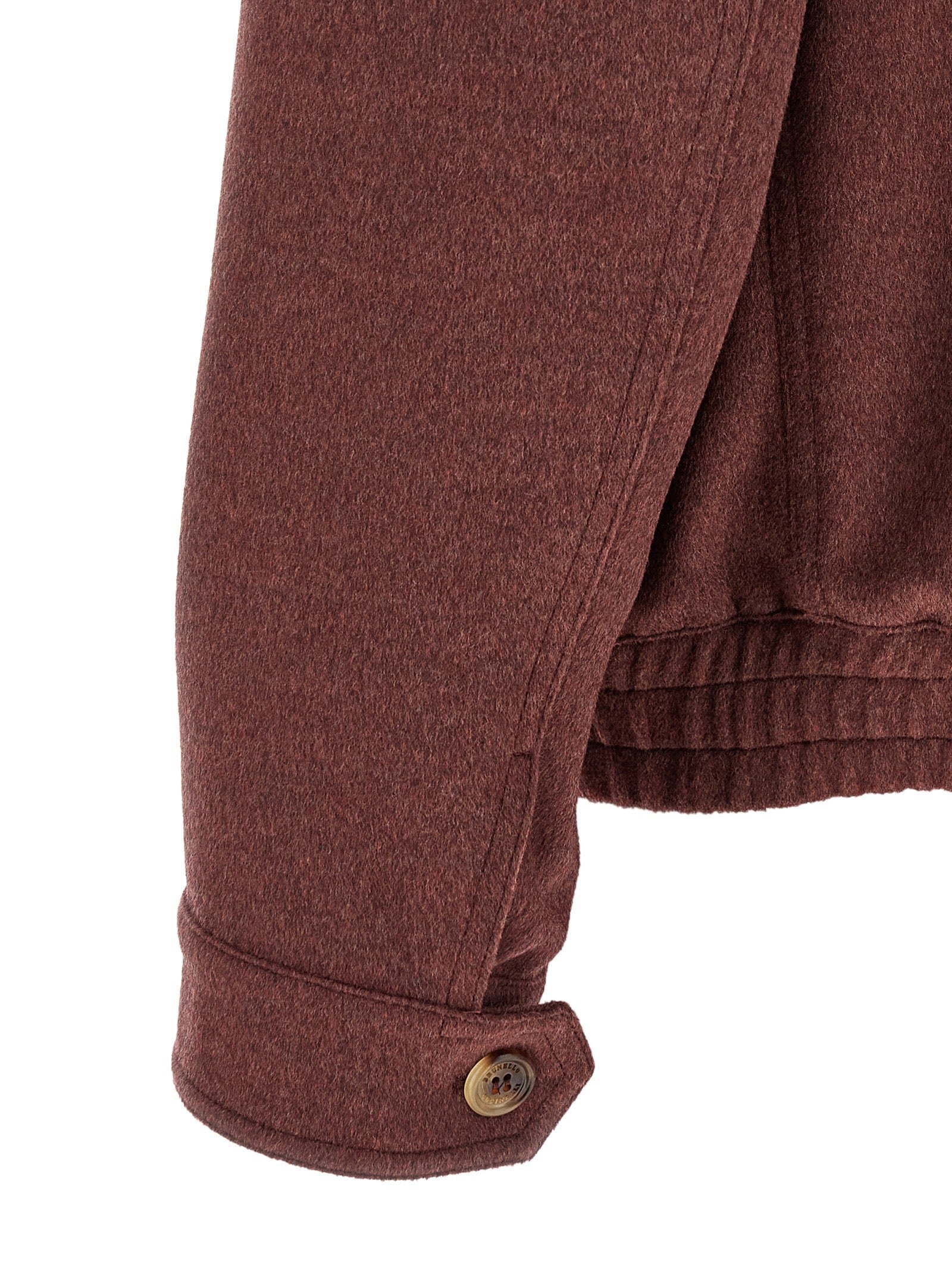 Bordeaux Virgin Wool Bomber