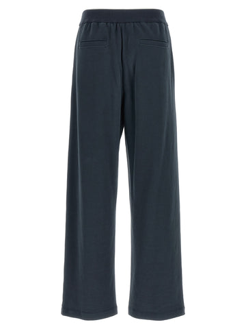Blue Cotton Joggers (Workout Pants)