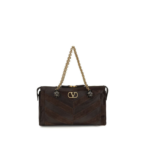 Brown Calf Leather Bos Taurus Shoulder Bag