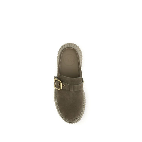 Bicolor Calf Leather Bos Taurus Mules