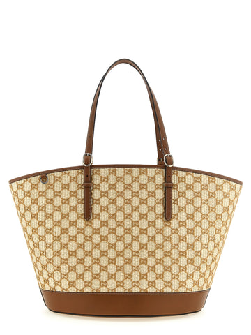 Brown Cotton Handbag