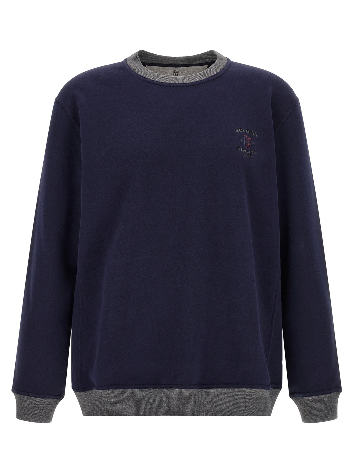 Blue Cotton Sweatshirt